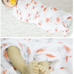 Couvertures d’emmaillotage en mousseline de bambou