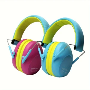 Casque antibruit enfant pliable – protection auditive confort usage scolaire