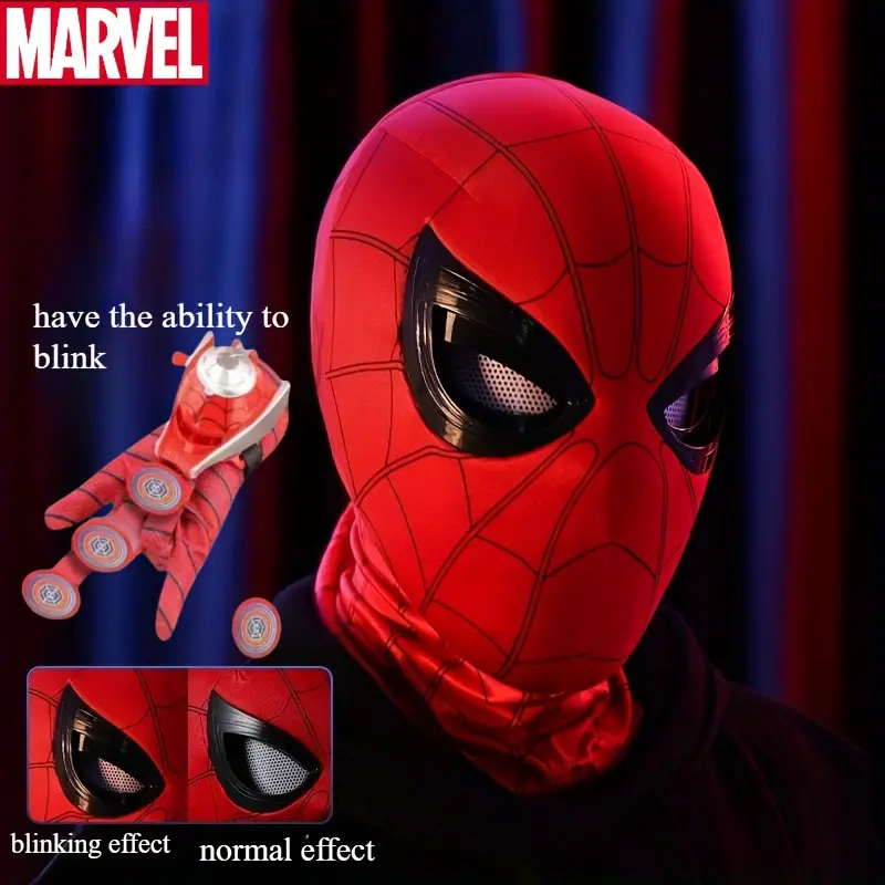 Casquettes enfant Spider-Man x7 avec yeux mobiles – ensemble déguisement Marvel – Image 5