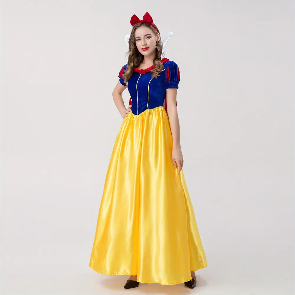Déguisement Blanche Neige adulte femme – costume princesse cosplay Halloween – Image 4