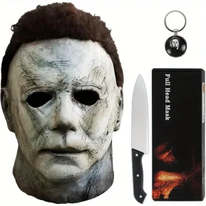 Masque Michael Myers latex intégral avec couteau – Déguisement Halloween 1978