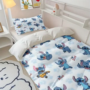 Parure de lit motif anime en polyester doux – housse de couette 2 ou 3 pièces