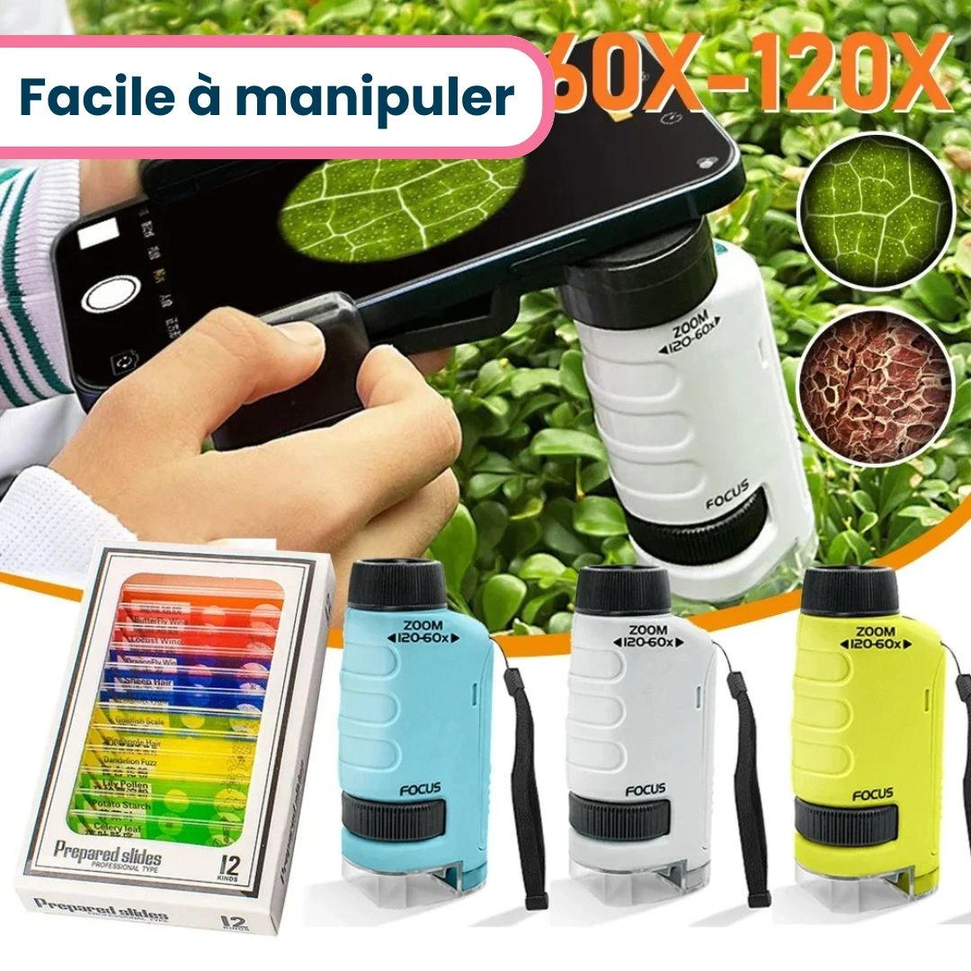 Mini Microscope Portable Enfant de Poche – Image 4