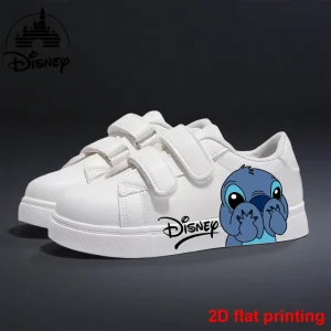 Baskets décontractées imprimé Stitch – style 2D inspiré Disney casual chic