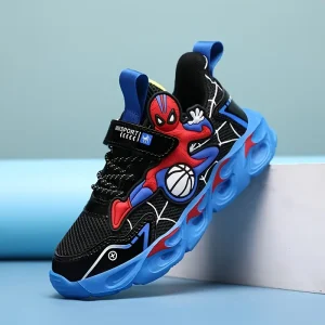 Baskets garçon Spider-Man – sneakers légères motif héros Marvel confortables
