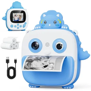 Appareil photo instantané enfant 1080P avec impression et carte 32 Go – Jouet ludique