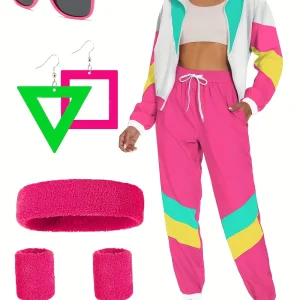 Veste de survêtement vintage femme – lot de 8 pièces style années 80-90