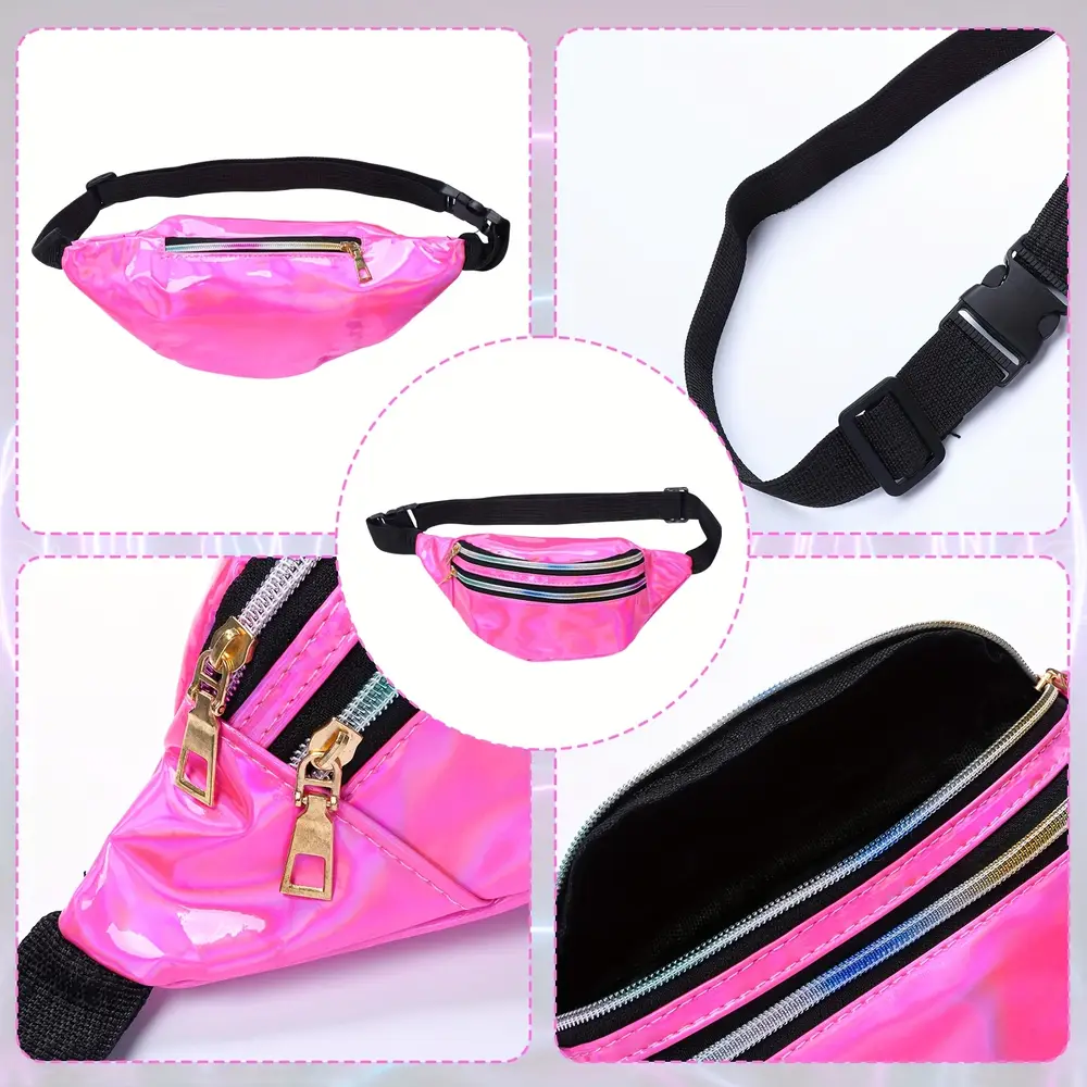 Déguisement femme années 80 – ensemble 29 pièces accessoires rétro fluo party – Image 6