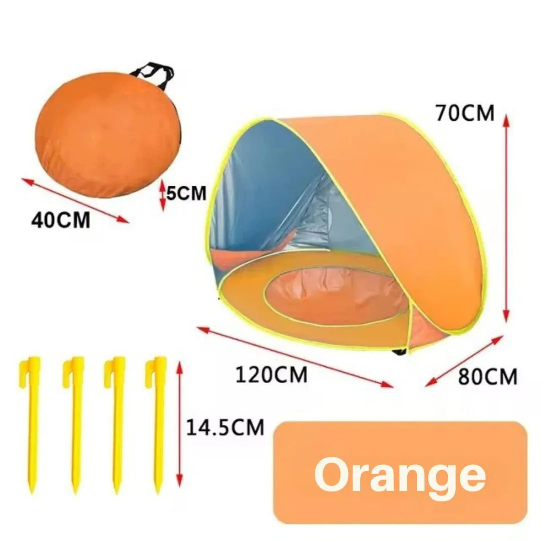 Tente de plage pour bébé – Protection UV 50+, anti-vent et moustiques – Idéale pour sorties en famille – Image 8