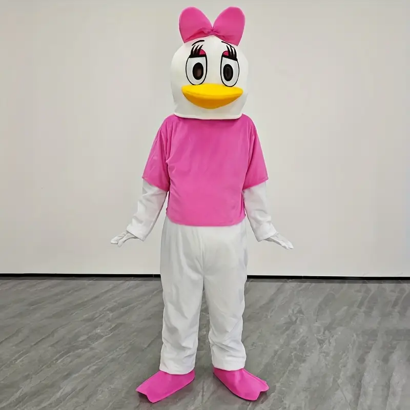 Costume mascotte Daisy Duck adulte – déguisement peluche style Disney – Image 2