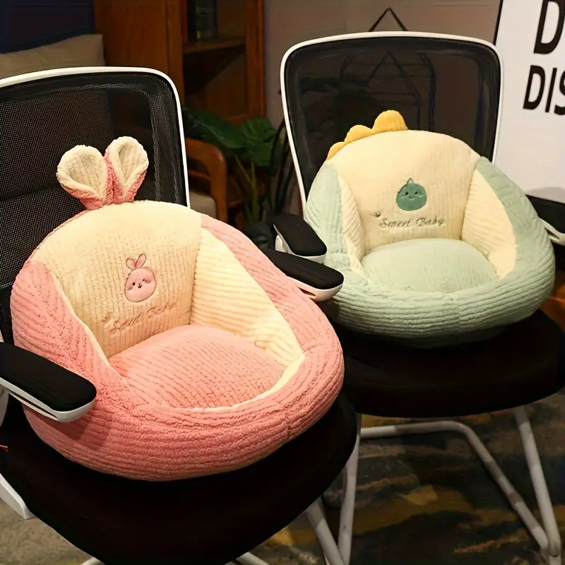 Coussin ergonomique en velours doux pour chaise de bureau ou siège d’étude – Image 4