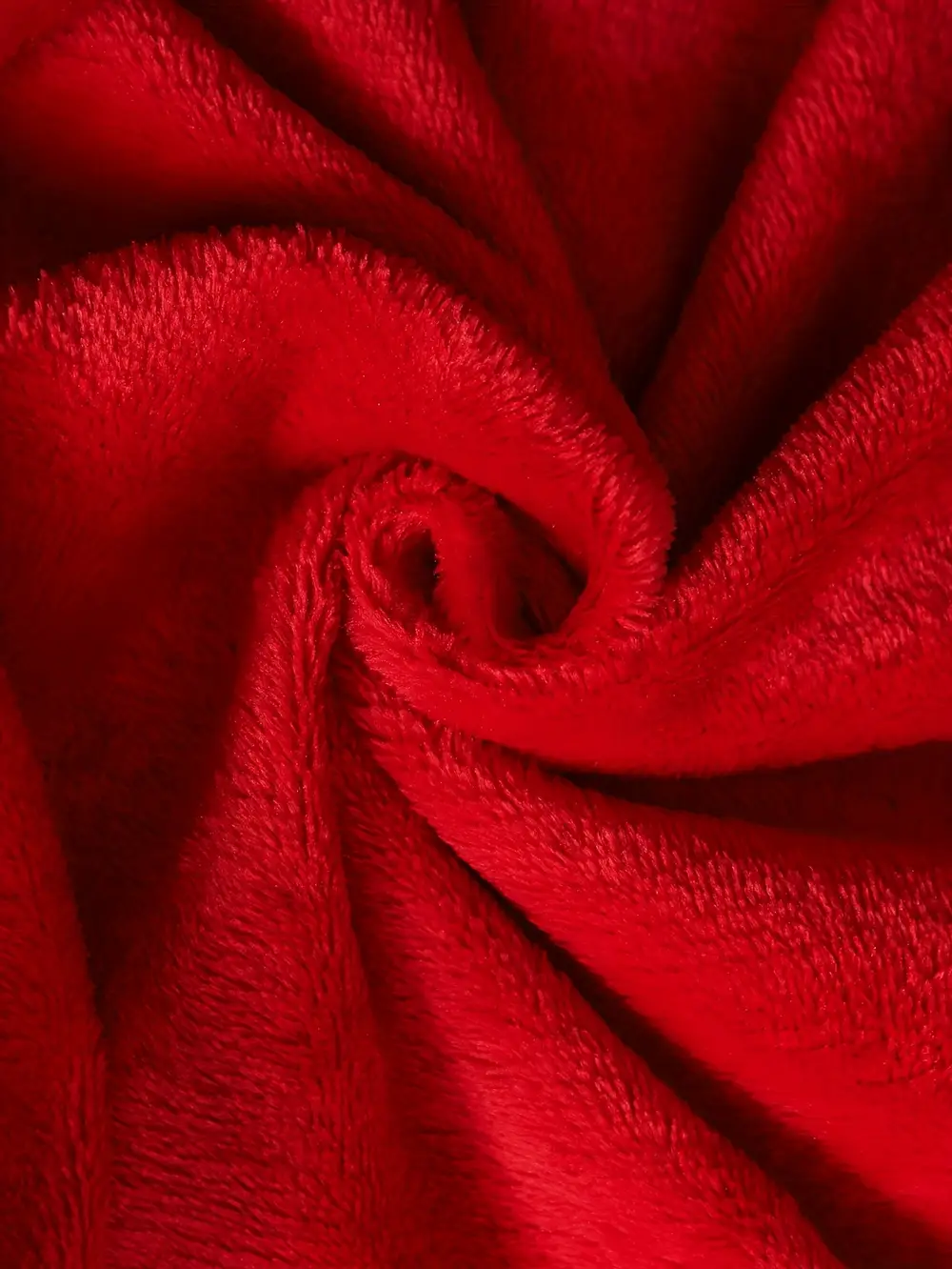 Peignoir enfant en polaire douce avec capuche et bordure blanche – style Noël – Image 8