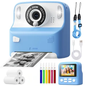 Appareil photo instantané enfant avec écran 2,4&Prime; – ludique et facile à utiliser