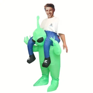 Costume alien vert style funky