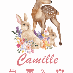 Affiche de naissance biche