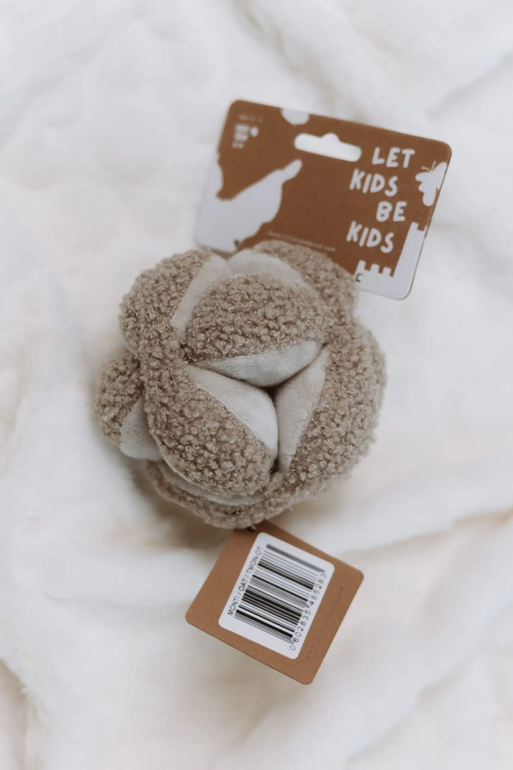 Balle de préhension bébé en coton – Image 2