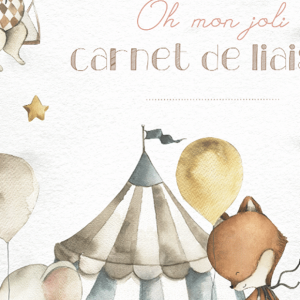 Carnet de Liaison Nounou Circus – Suivi Complet sur 1 An