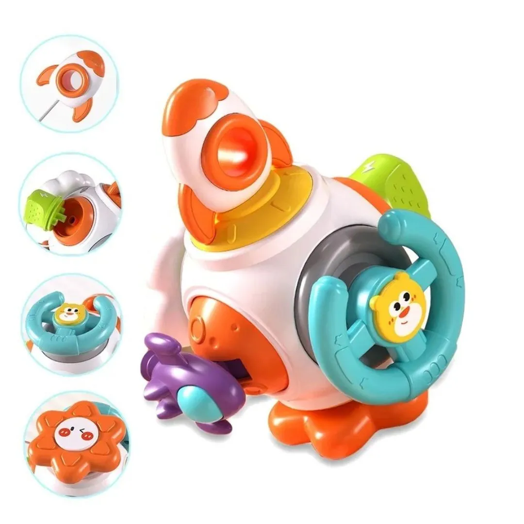 Cube d’activité bébé – Éveil sensoriel et motricité fine – Jouet Montessori dès 6 mois – Image 4