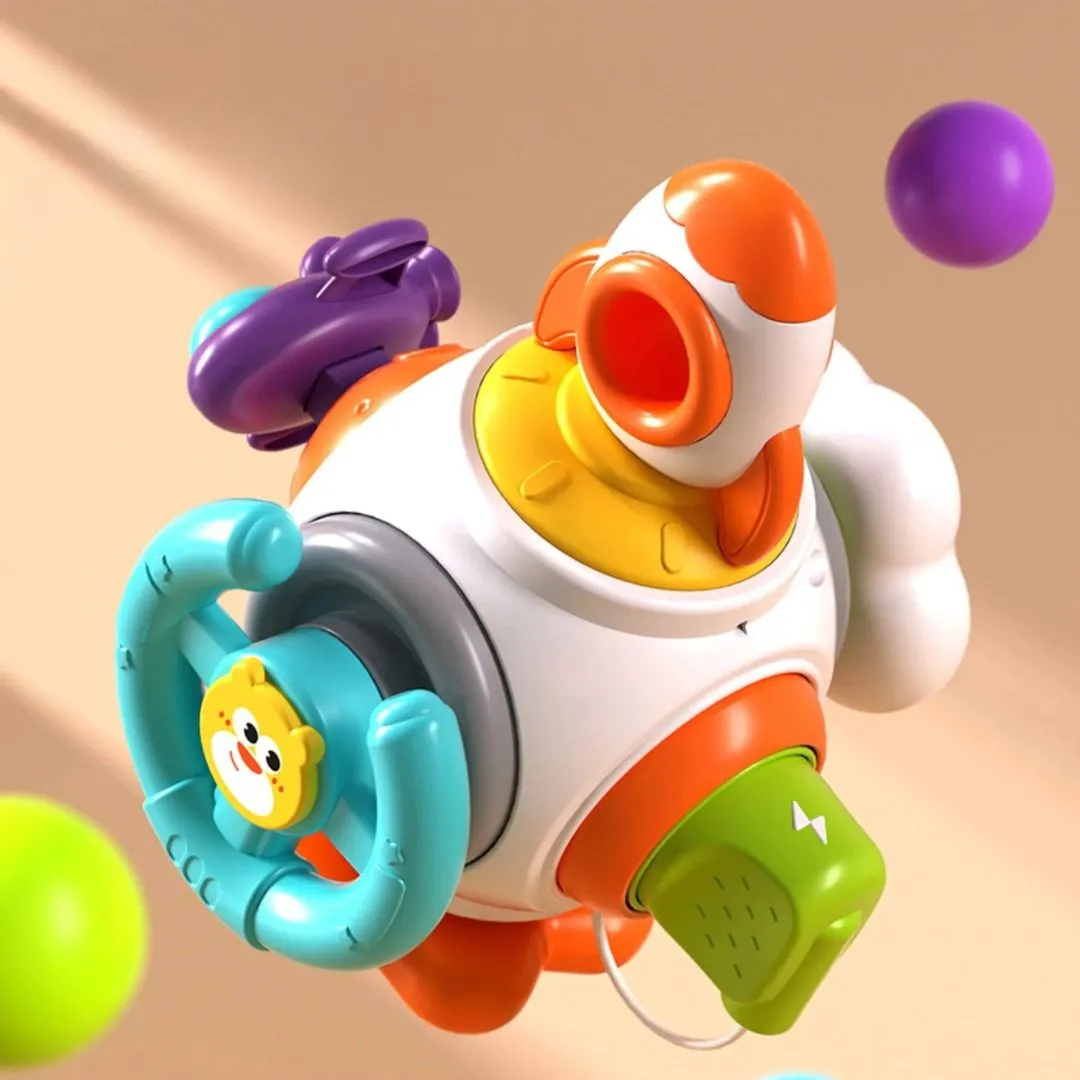 Cube d’activité bébé – Éveil sensoriel et motricité fine – Jouet Montessori dès 6 mois – Image 3