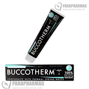 BUCCOTHERM Dentifrice Blancheur au Charbon Actif certifié BIO 75ml
