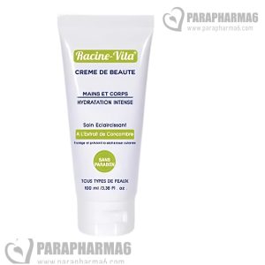 Racine-Vita Crème de Beauté Hydratation Intense Soin Eclaircissant Extrait de Concombre – 100ml
