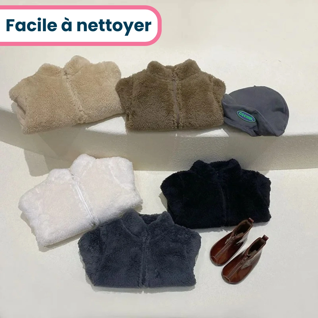 Veste Moumoute Chaude Hiver Bébé – Garçon & Fille 1-5 ans – Image 2