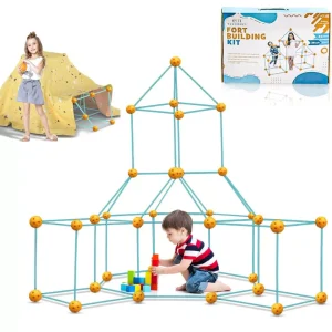 Kit de Construction Enfant – Cabane, Tente & Château Fort – Ludique & Éducatif DIY (3-8 ans)