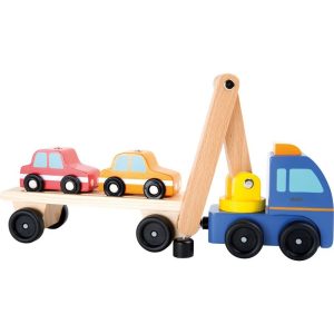 Transport de voitures – Camion avec grue