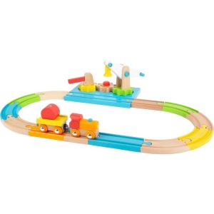 Chemin de fer – Train junior avec Grue