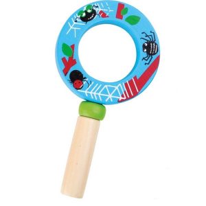Loupe en bois – Bleue
