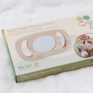 Miroir bébé en bois d’hévéa