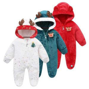 Combinaison de Noël Bébé – Confort et Magie des Fêtes
