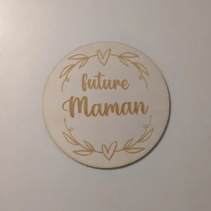 Carte étape « Future Maman » Coeur