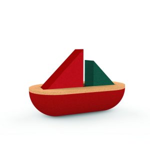 Bateau à voile en liège