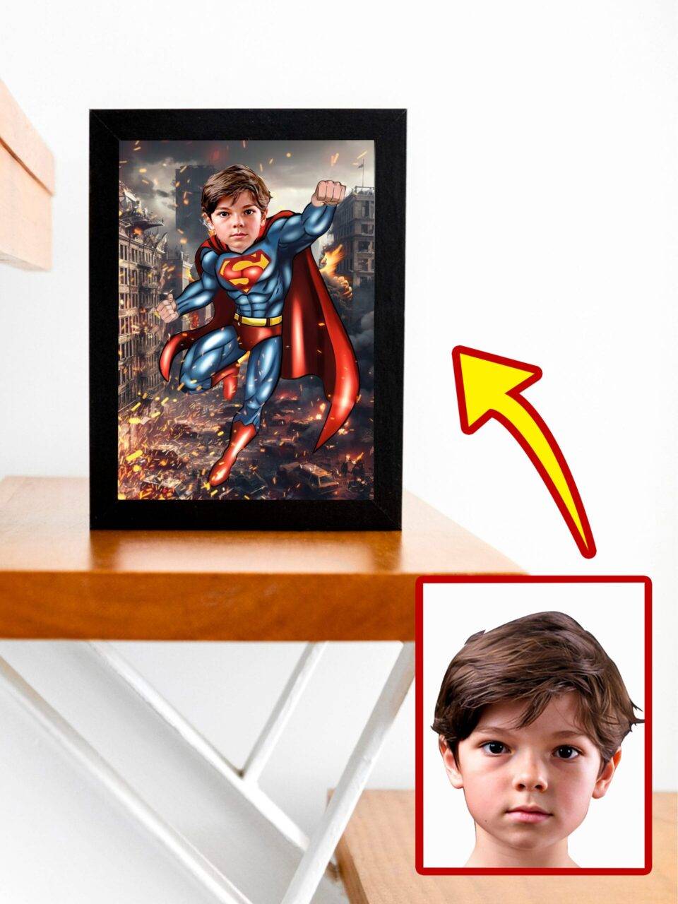 Poster Super-Héros Personnalisé – Super man – Image 2