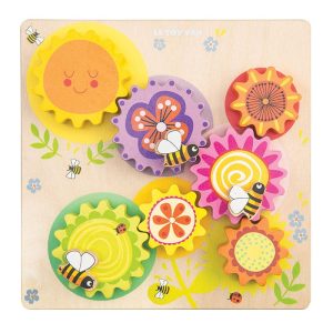 Jouet d’Engrenage en Bois