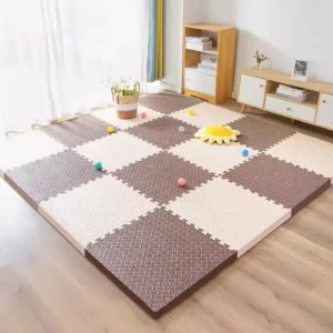 Tapis de motricité bébé – Éveil sensoriel doux et sécurisé pour premiers pas en toute sérénité