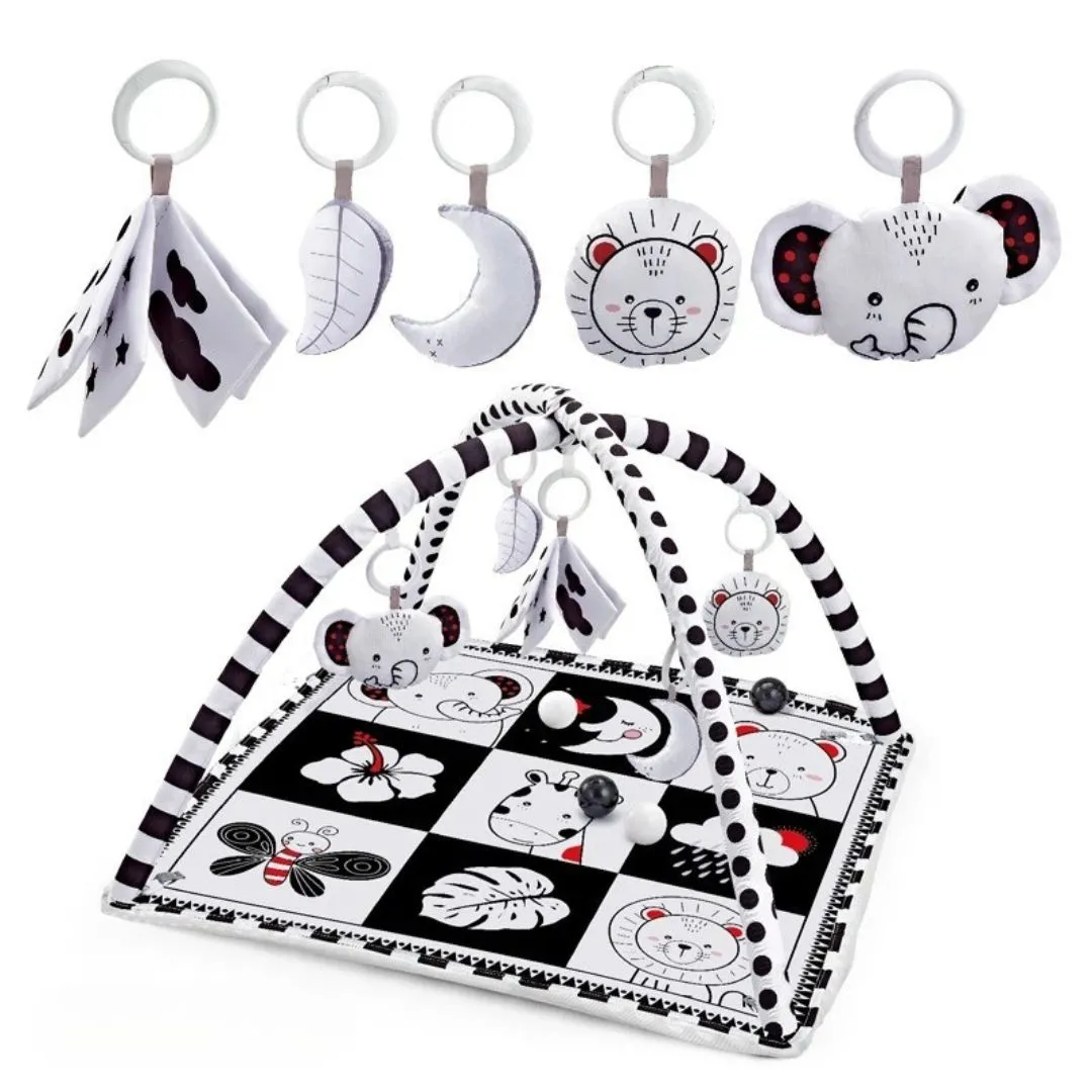 Tapis d’éveil bébé montessori – Développe les sens et la motricité dès la naissance – Ludique et évolutif – Image 6