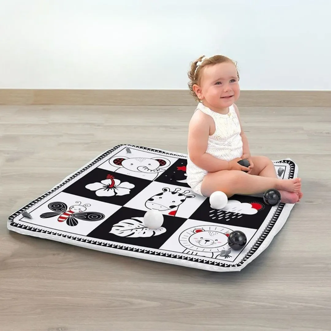 Tapis d’éveil bébé montessori – Développe les sens et la motricité dès la naissance – Ludique et évolutif – Image 8