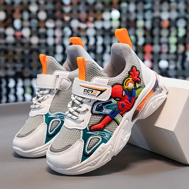 Baskets garçon à motif cartoon – chaussures confort respirantes casual – Image 8