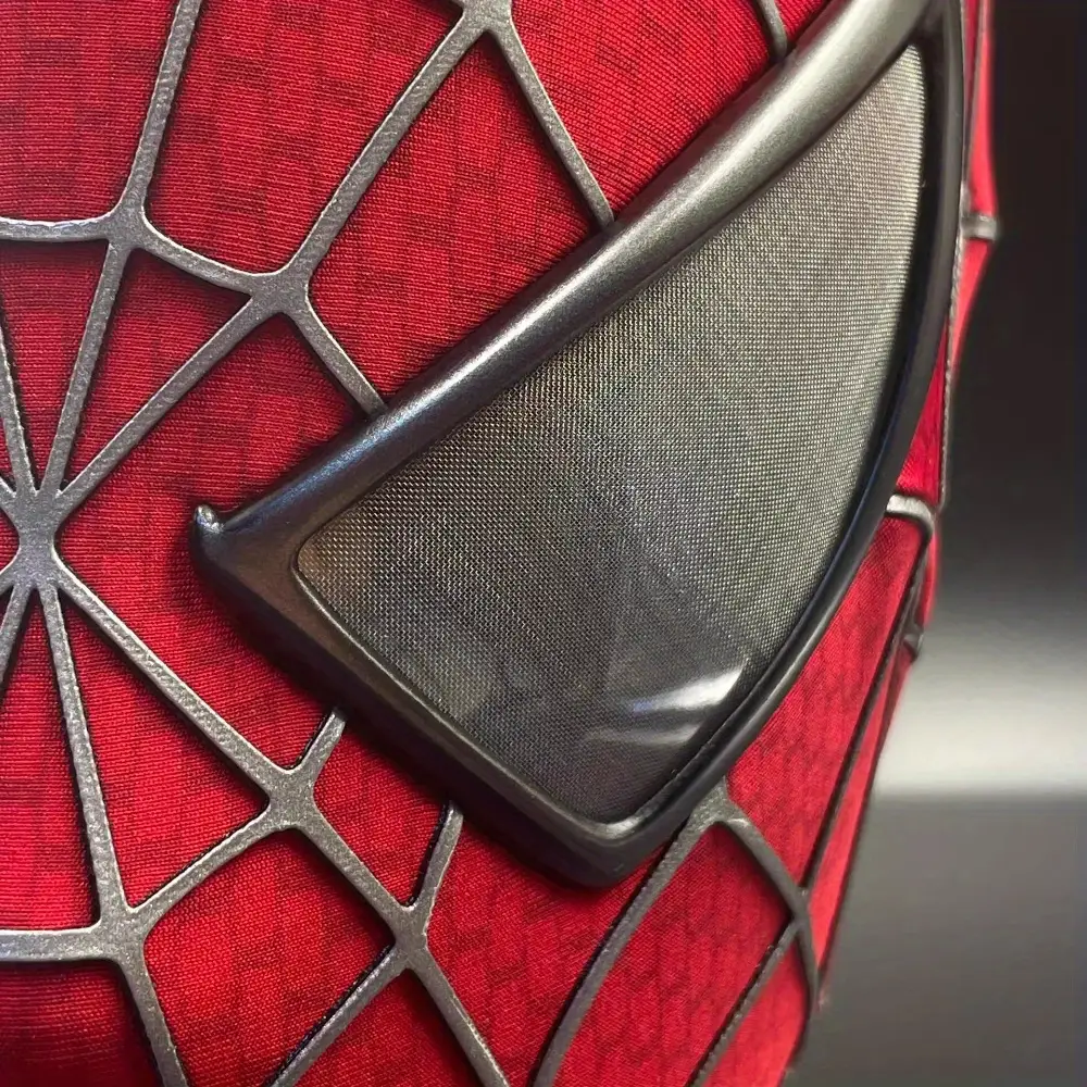 Masque Spider-Man 1:1 réaliste pour cosplay ou collection – finition détaillée – Image 8