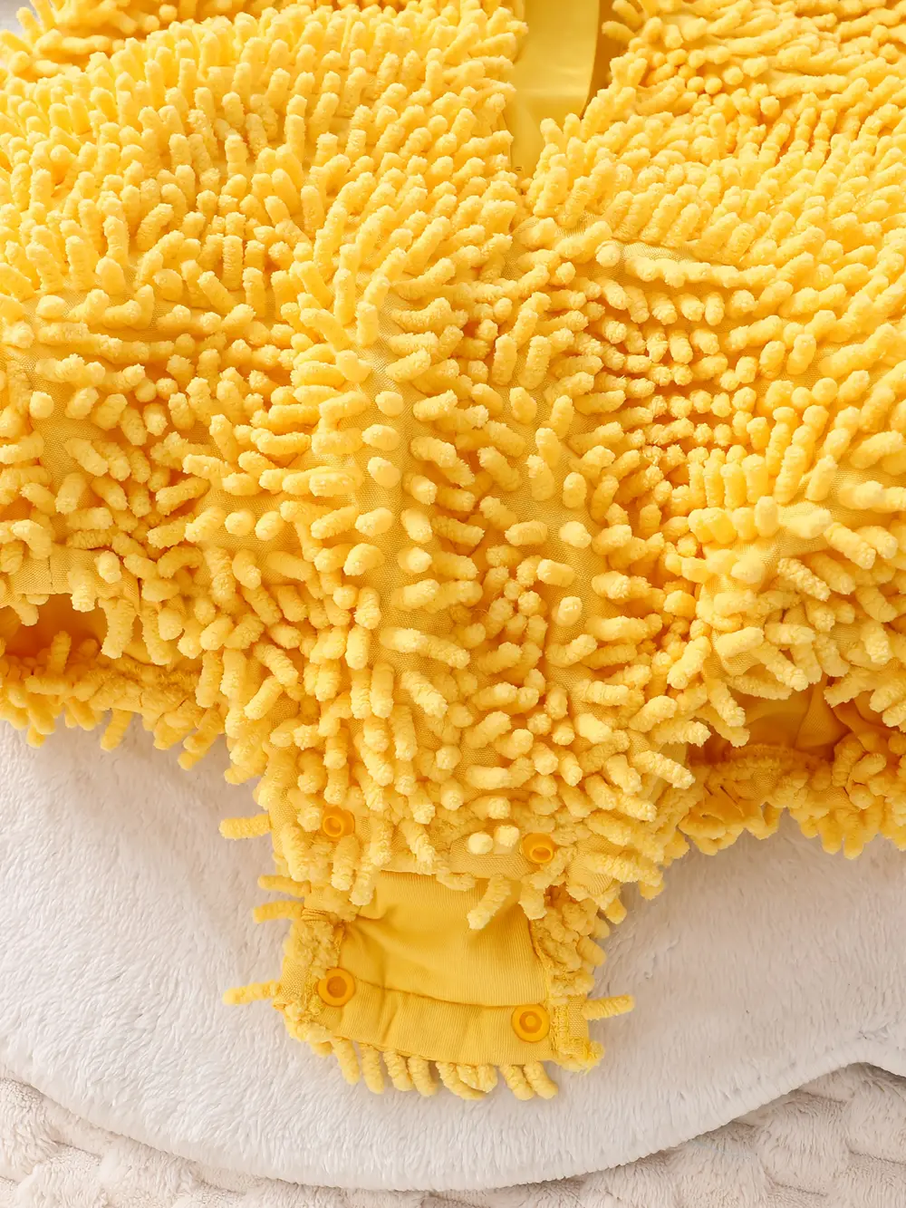 Combinaison pyjama enfant en flanelle douce – motif canard et oreilles lapin – Image 4