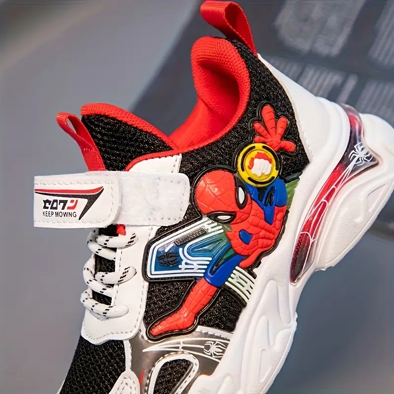 Baskets garçon à motif cartoon – chaussures confort respirantes casual – Image 3