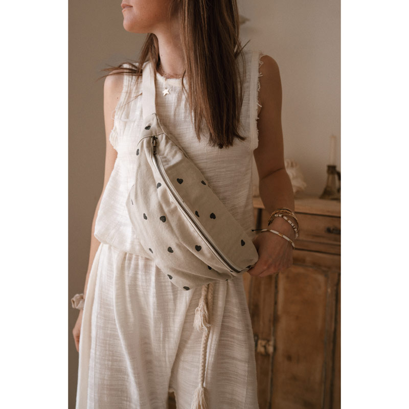 Sac banane Coeur Sable, Rose in April – Image 5