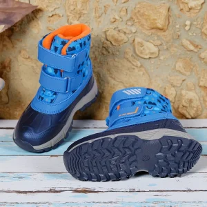 Bottes de neige enfant imperméables doublées chaud – idéales hiver et randonnée