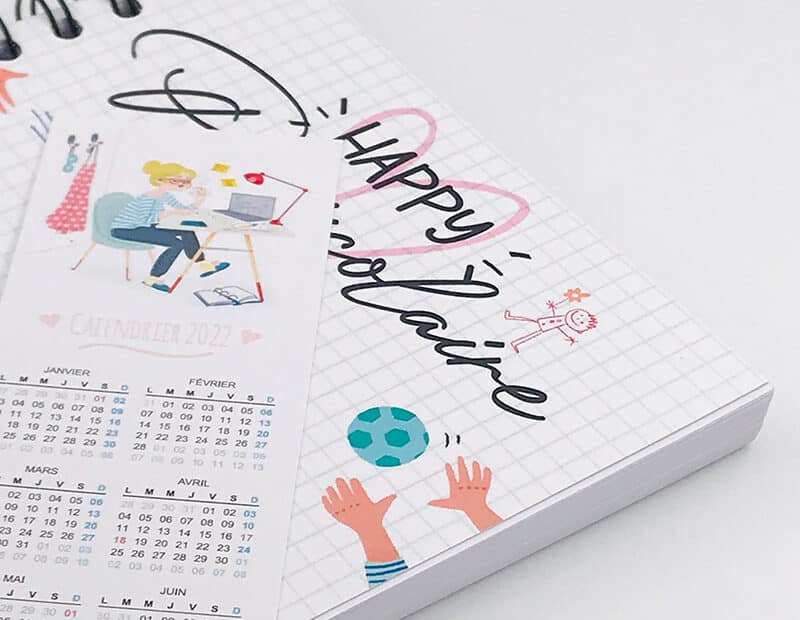 Agenda périscolaire des nounous – 2 enfants – Image 2