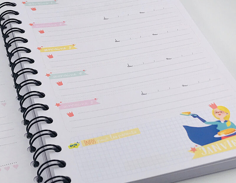 Agenda périscolaire des nounous – 2 enfants – Image 6