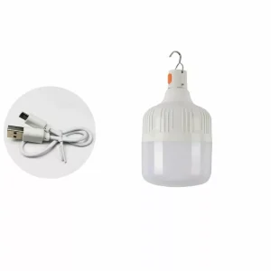 Ampoule LED Rechargeable pour camping – Éclairage puissant sans électricité – Idéale tente, bivouac, urgence