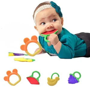 Anneau de dentition réfrigérant – Soulage instantanément les poussées dentaires de bébé – Fraîcheur apaisante sans risque