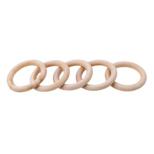 Anneaux en Bois pour Hochet